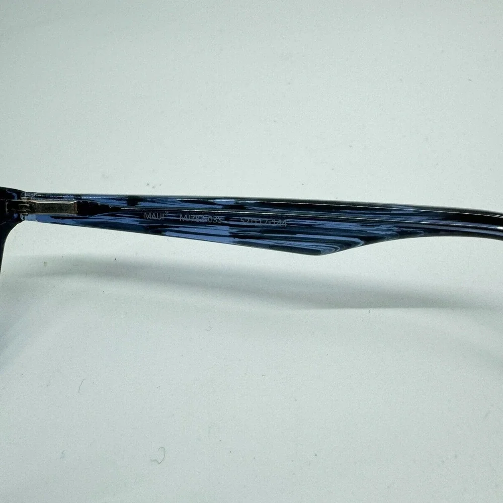 Maui Jim Cathedrals MJ782-03S Sunglasses Blue Black Stripe FRAME ONLY‎ H10427